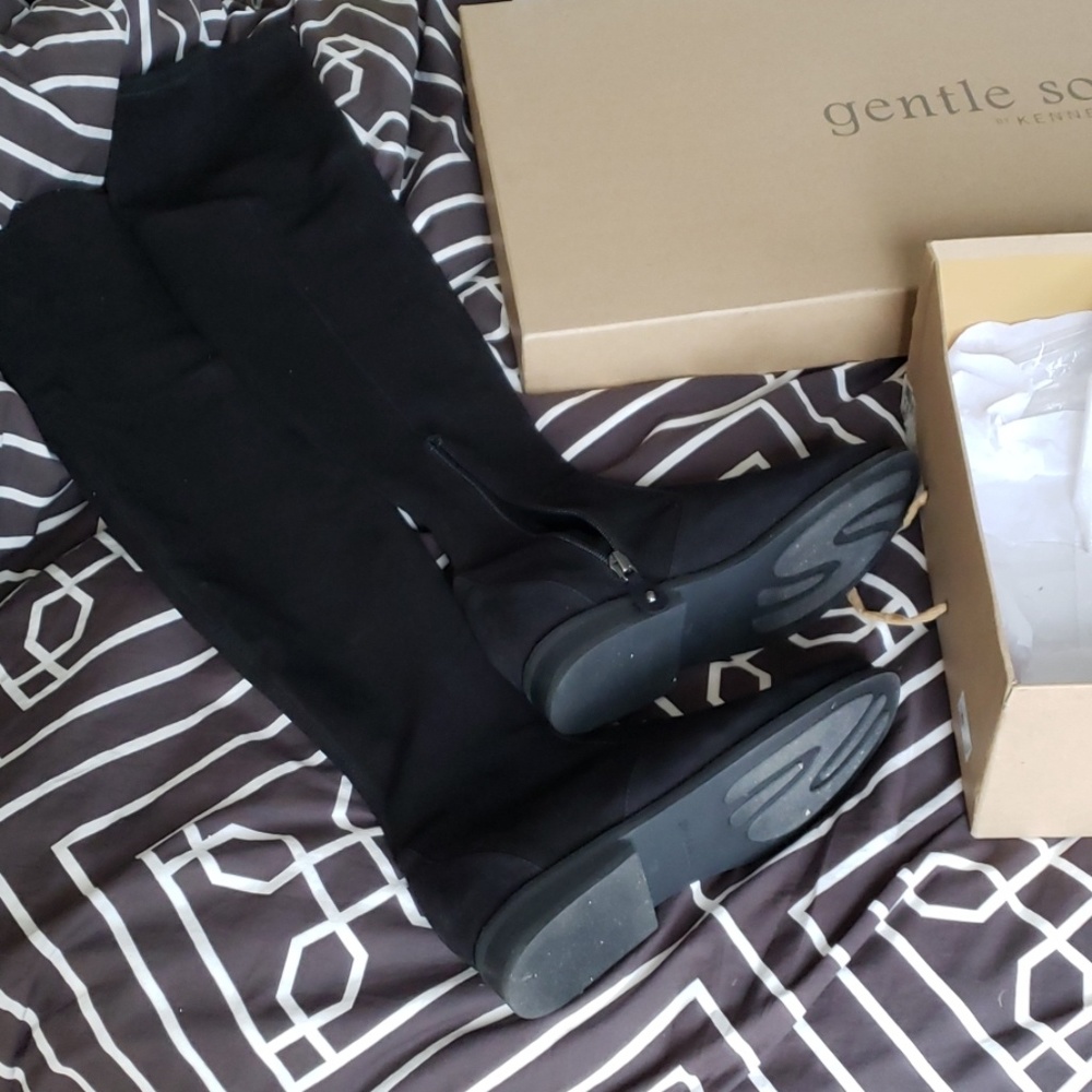 Over the Knee Black Boots